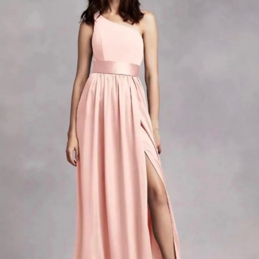 ONE SHOULDER DRESS WITH SATIN SASH

VW360215